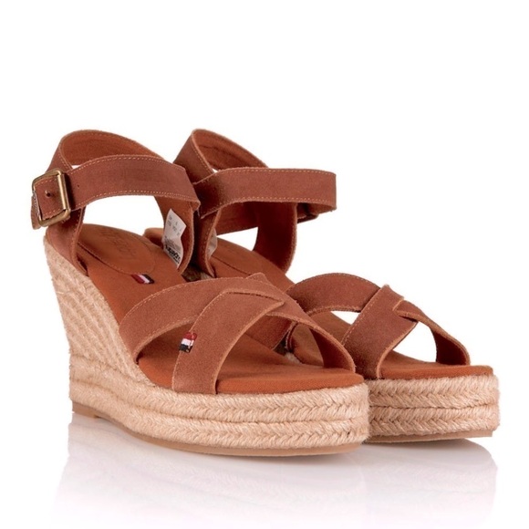 Superdry Isabella Espadrille Wedge Shoe Sandals - Picture 1 of 16
